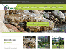 Tablet Screenshot of greenmancares.com